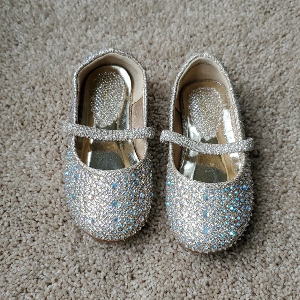 Brand New Little Girl Rhinestone Flats